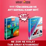 AYDIN TYT TÜM DERSLER ve AYT SAYISAL KAMP SETİ