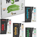 TYT Tüm Dersler 5 li Deneme ve TYT Matematik-Fizik-Kimya-Biyoloji Deneme (5 Ürün-137 Deneme)